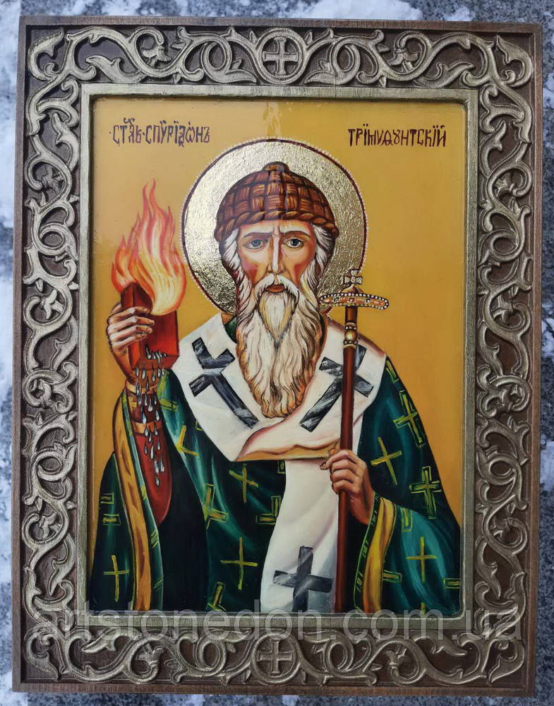 Ікона писана Святитель Спиридон Триміфунтський, фото 1