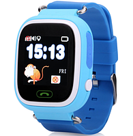 Дитячий смарт-годинник з GPS-трекером Baby Watch Q90 блакитний