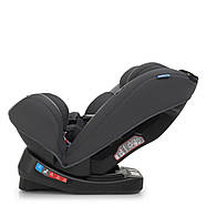 Дитяче автокрісло-трансформер EL Camino STEP ME 1017 Royal Medium Gray від 0 до 36 кг, фото 8