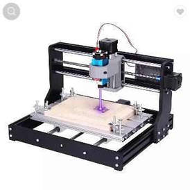 ЧПУ верстат фрезерний CNC 3018 PRO + лазер 20 Вт + модуль офлайн