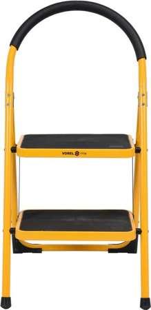 Сходи складна металева 2 ступені 36 Х 26 см VOREL 17730 (Польща), фото 1