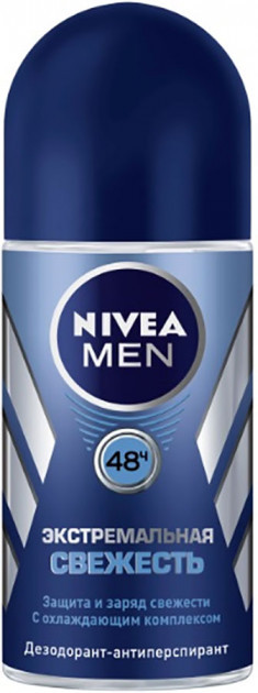 Чоловічий дезодорант-ролик Nivea "Екстремальна свіжість"