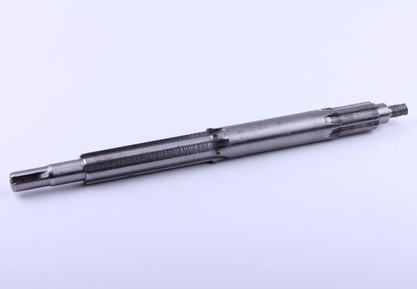 Вал головний L-390mm Z-6 шпонка Ø18mm мотототрактора ZUBR, ДТЗ, DW, фото 1