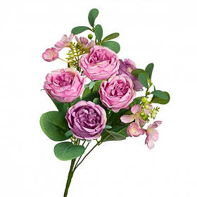 Букет "Піоноїдна троянда" фіолетовий 33 см (8409-004)