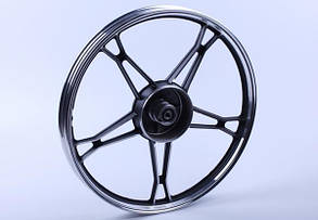 Диск передній литий, барабанні гальма 17*1,2 (black) 2,5 kg — Дельта/Альфа