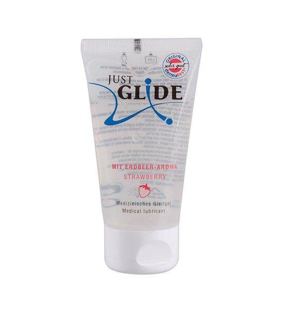 Лубрикант для сексу Just Glide Strawberry 50 мл