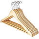 Плічка вішалки тремпелі, дерев'яні LUX для верхнього одягу, костюми лаковані 5 шт., 44 см, фото 2