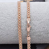 Цепочка Бисмарк Позолота 60 см * 4 мм. Цепочка Медицинское золото