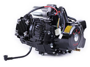 Двигун Дельта/Альфа/Актив (110CC) — механіка (з електростартером і карбюратором) BLACK — TATA LUX