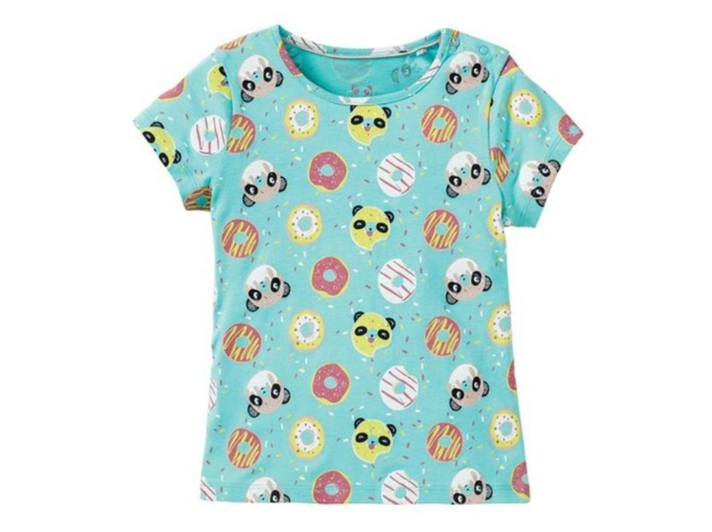 Футболока для дівчинки м'ятна Panda Lupilu р.98/104, фото 1