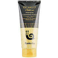 Пінка для вмивання обличчя з муцином равлика Farmstay Escargot Noblesse Intensive Cleansing Foam 180 мл, фото 2