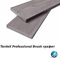 Террасная доска TARDEX PROFESSIONAL BRUSH графит