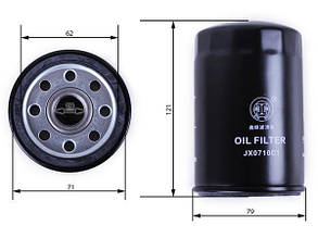 Фільтр масляний JX0710C