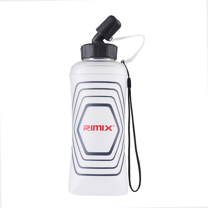 Спортивна складана пляшка Rimix 600ml із силікону, фото 1