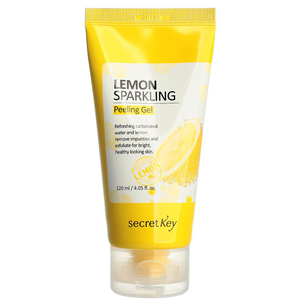 Лимонна пілінг-скатка для обличчя Secret Key Lemon Sparkling Peeling Gel 120 мл (8809305999796)