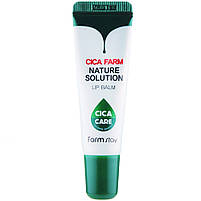 Бальзам для губ з центелою азіатською Farmstay Cica Farm Nature Solution Lip Balm 10 г, фото 2