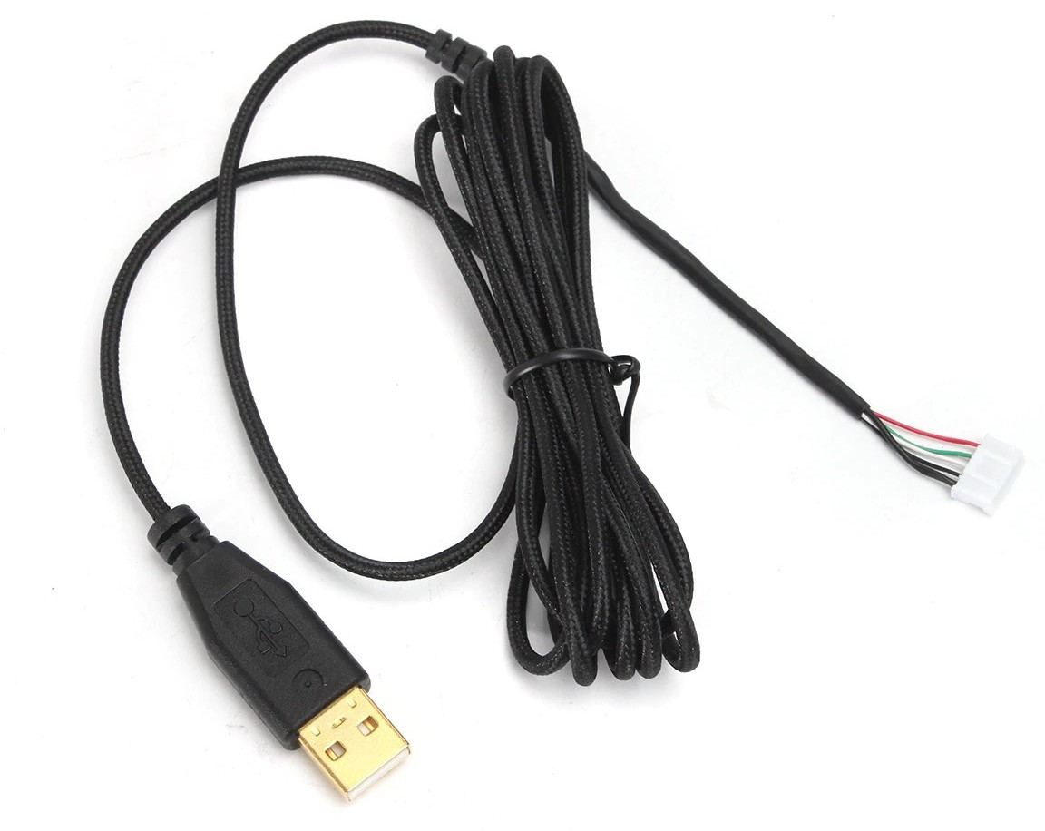 5 pin USB провод шнур RAZER в нейлоновой оплетке для мышки или ...