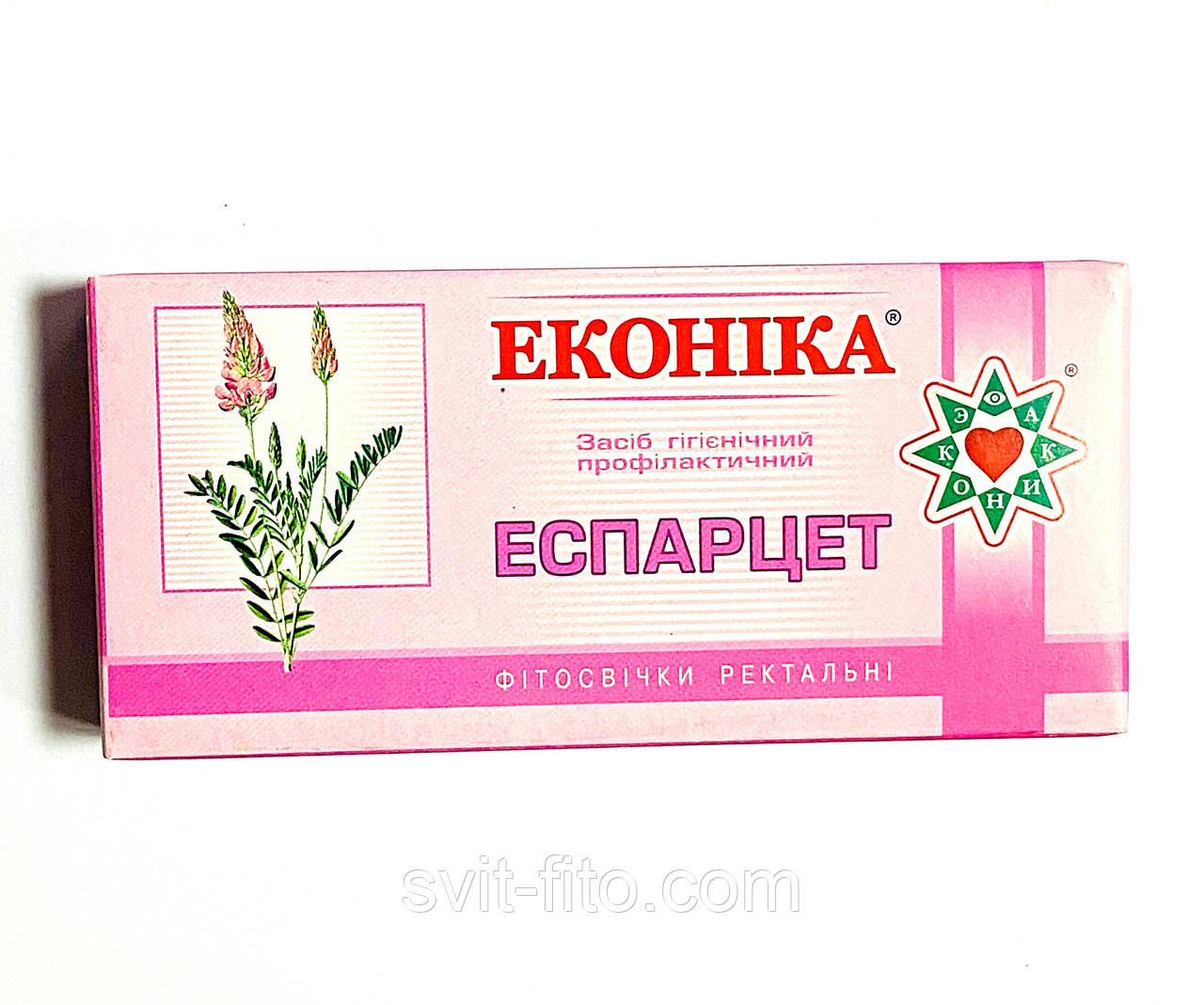 Свічки Еконіка з еспарцетом 10 шт