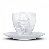 Чашка с блюдцем Tassen Вильям Шекспир (260 мл), фарфор посуда с эмоциями Тассен
