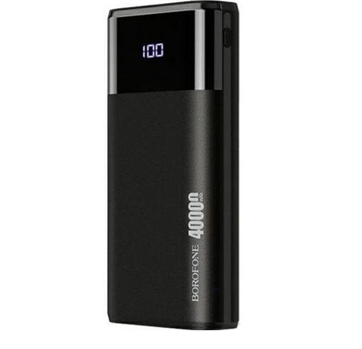 Зовнішній акумулятор повербанк Borofone 40000mAh DBT01 Power Bank колір чорний