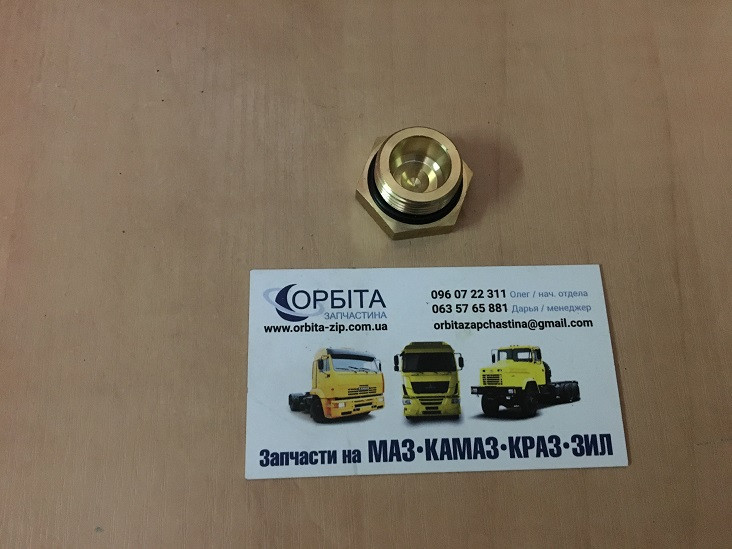 RD 99.01.93 Заглушка ресивера МАЗ КАМАЗ з ущільнювальним кільцем M22x1,5 (RIDER) 100-3513121, фото 1