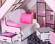 Ляльковий будинок Великий Особняк для Барбі з меблями і ящиком для іграшек FANA (3108), фото 8