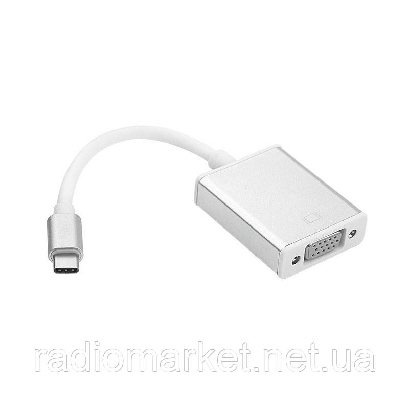 Перехідник HDTV (шт. USB type C - гн.HDMI), з кабелем 15см