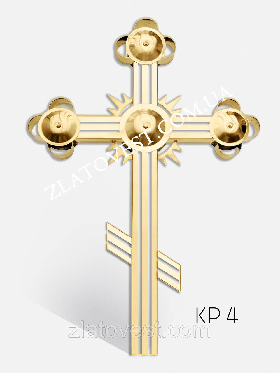 Хрест продувний висота 1м, нитрид титана, фото 1