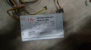 Брендовий блок живлення БЖ ATX OKtet-400W 400W / 400Вт № 212901, фото 2