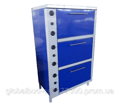 Шкаф жарочный трехсекционный с плавной регулировкой мощности ШЖЭ-3-GN1/1 стандарт - фото 1 - id-p1350950432