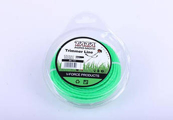 Волосінь D-2.7 mm квадрат плетінка L-15m (пластик)