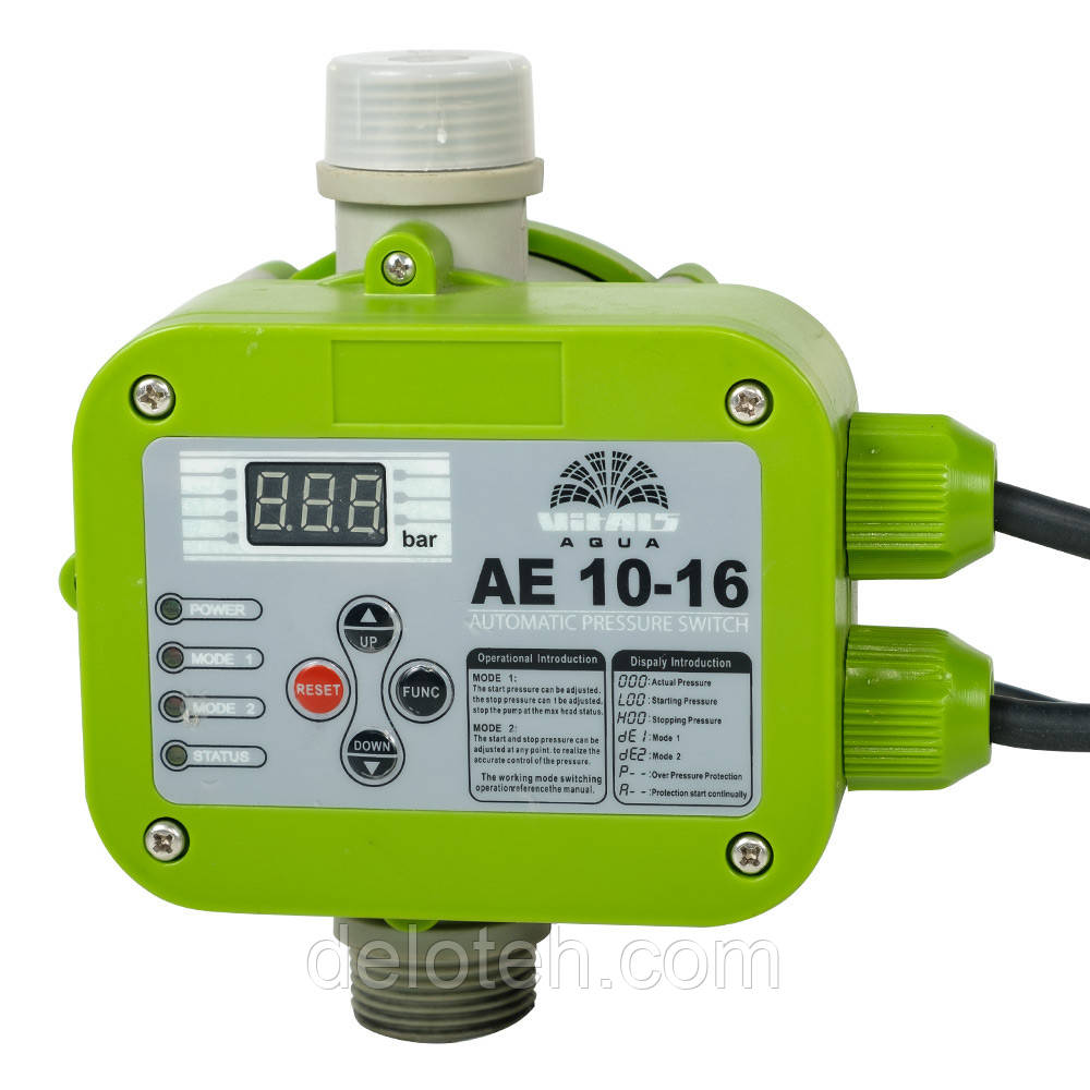 Контролер тиску автоматичний Vitals aqua AЕ10-16r