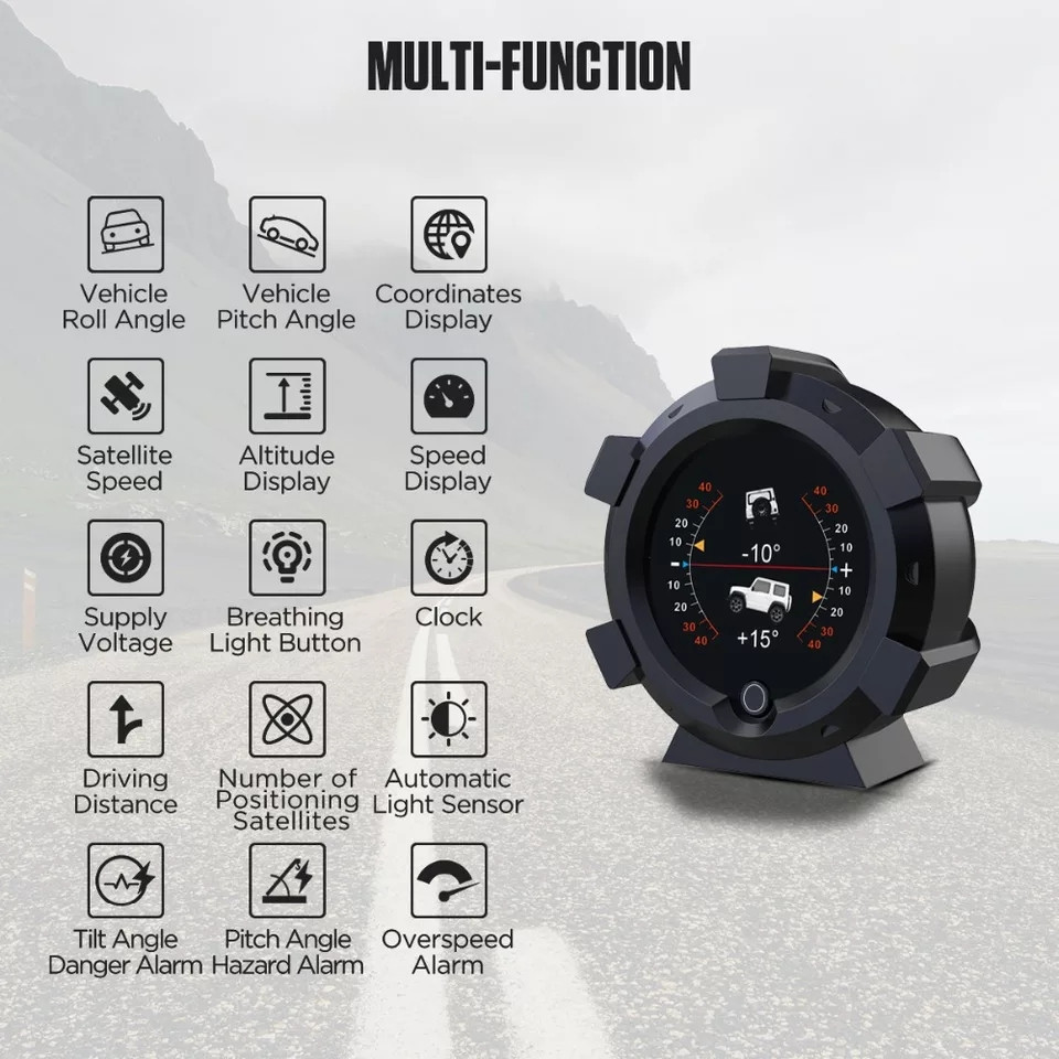 Автомобільний Інклінометр AUTOOL X95 цифровий, GPS