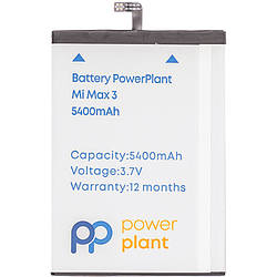 Акумулятор PowerPlant Xiaomi Mi Max 3 (BM51) 5400mAh