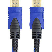 Відео кабель PowerPlant HDMI - HDMI, 3м, позолочені конектори, 1.3V, Nylon, Double ferrites KD00AS1196