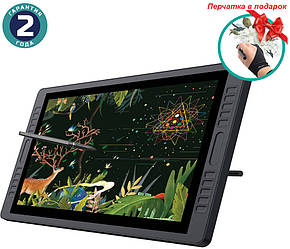 Графічний монітор Huion Kamvas GT-221Pro + рукавичка