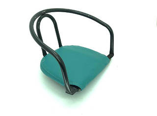 Сідло дитяче на раму метал на раму бірюзовий
