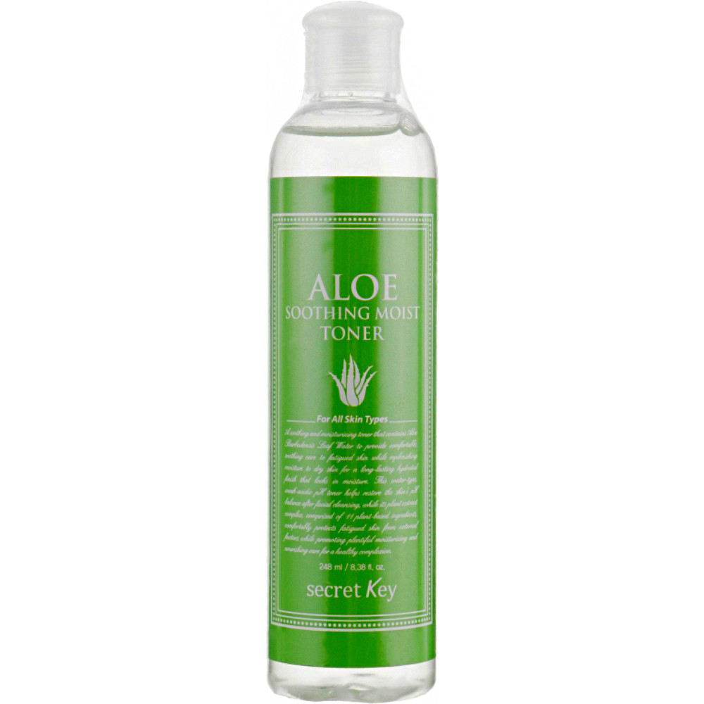 Заспокійливий тонер для обличчя з алое вера Secret Key Aloe Soothing Moist Toner 250 мл (8809305993190), фото 1