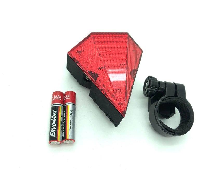 Задній стоп велосипедний Lazer Diamonds (ZH-005-BS-02-RED) на батарейках