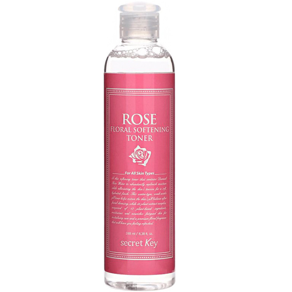 Тонер для обличчя з екстрактом троянди Secret Key Rose Floral Softening Toner 250 мл, фото 1