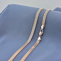 Цепочка Бисмарк широкая Медицинское золото 50 см * 5.5 мм. Цепочка Xuping позолота РО