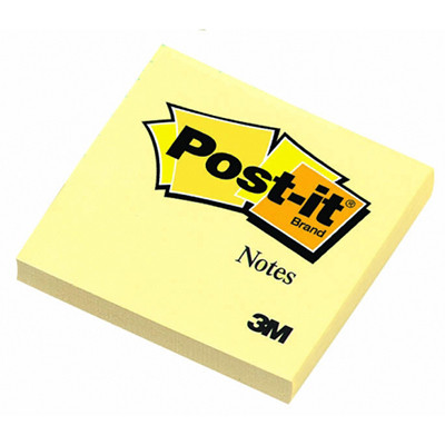 Папір для нотаток клейкий 3M Post-It блок 100 аркушів 76 х 76 мм