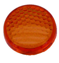 Лінзи поворотів Deuce Style Honeycomb Amber (помаранчеві) для Harley-Davidson