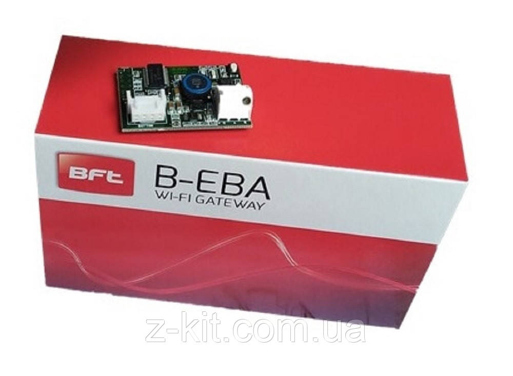 B-EBA Wi-Fi модуль керування зі смартфона в застосунку BFT U-Control