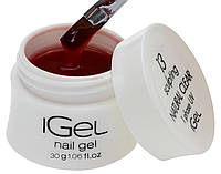 Самовыравнивающийся Гель для ногтей iGel Natural Clear №13 30 гр