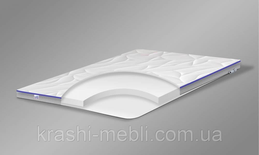 Матрац топер-футон ортопедичний двоспальний «TOP AIR Foam» 180x190