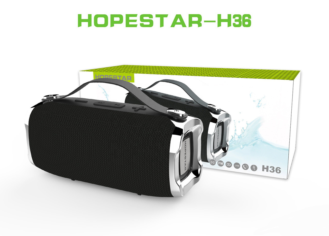 Портативна бездротова Bluetooth колонка HOPESTAR H36, Червоний