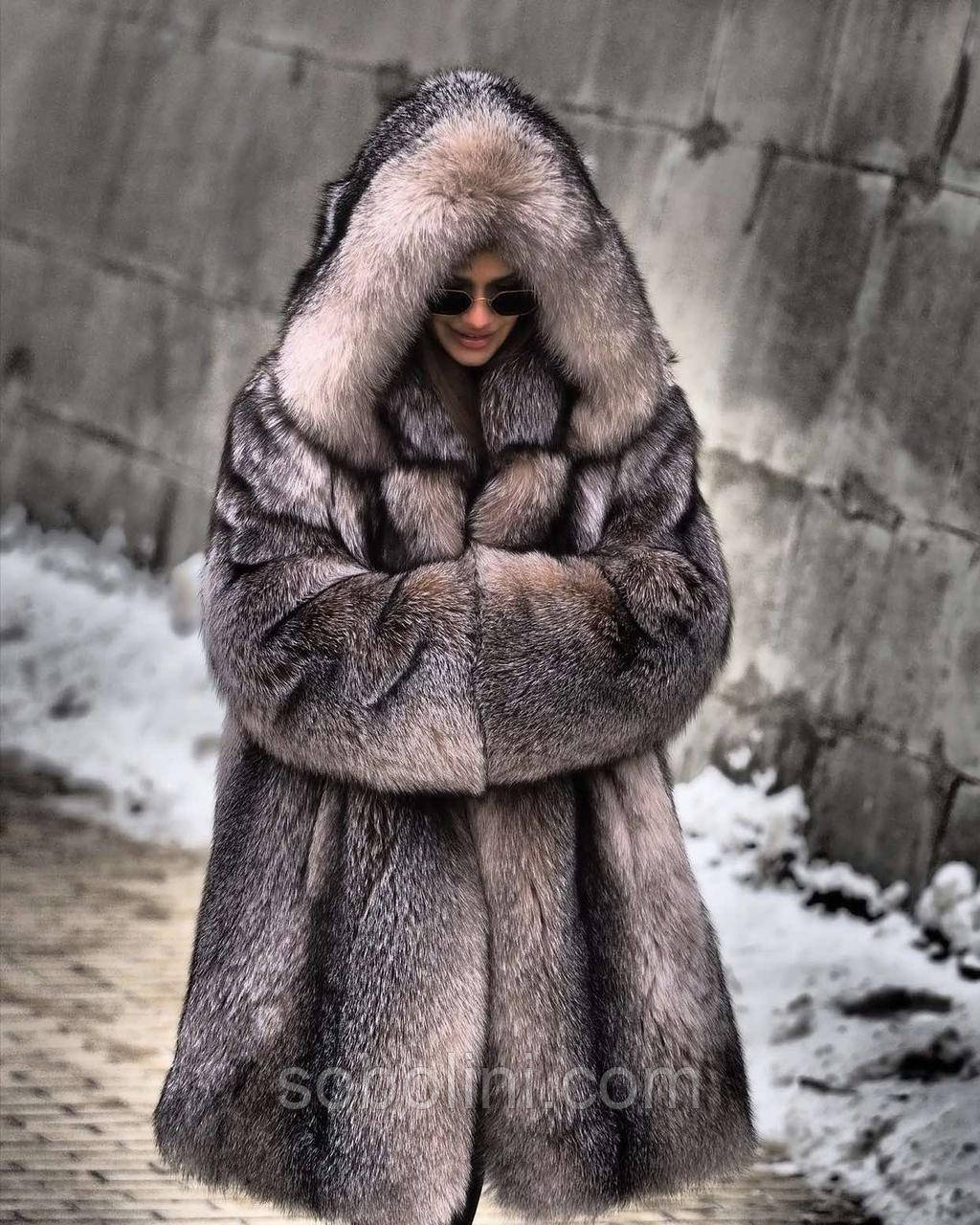 Шуба з хутра блюфрост ", фото 1