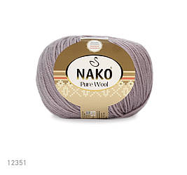 Nako Pure Wool (Нако Пур вул) 100% шерсть 12351