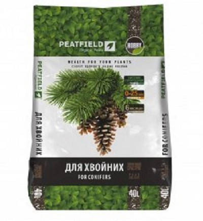Торф'яний субстрат для хвойних 40 л, PEATFIELD, фото 1